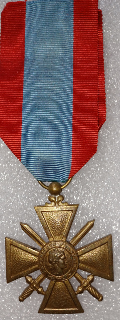 France - Cross for Military Valour 1956